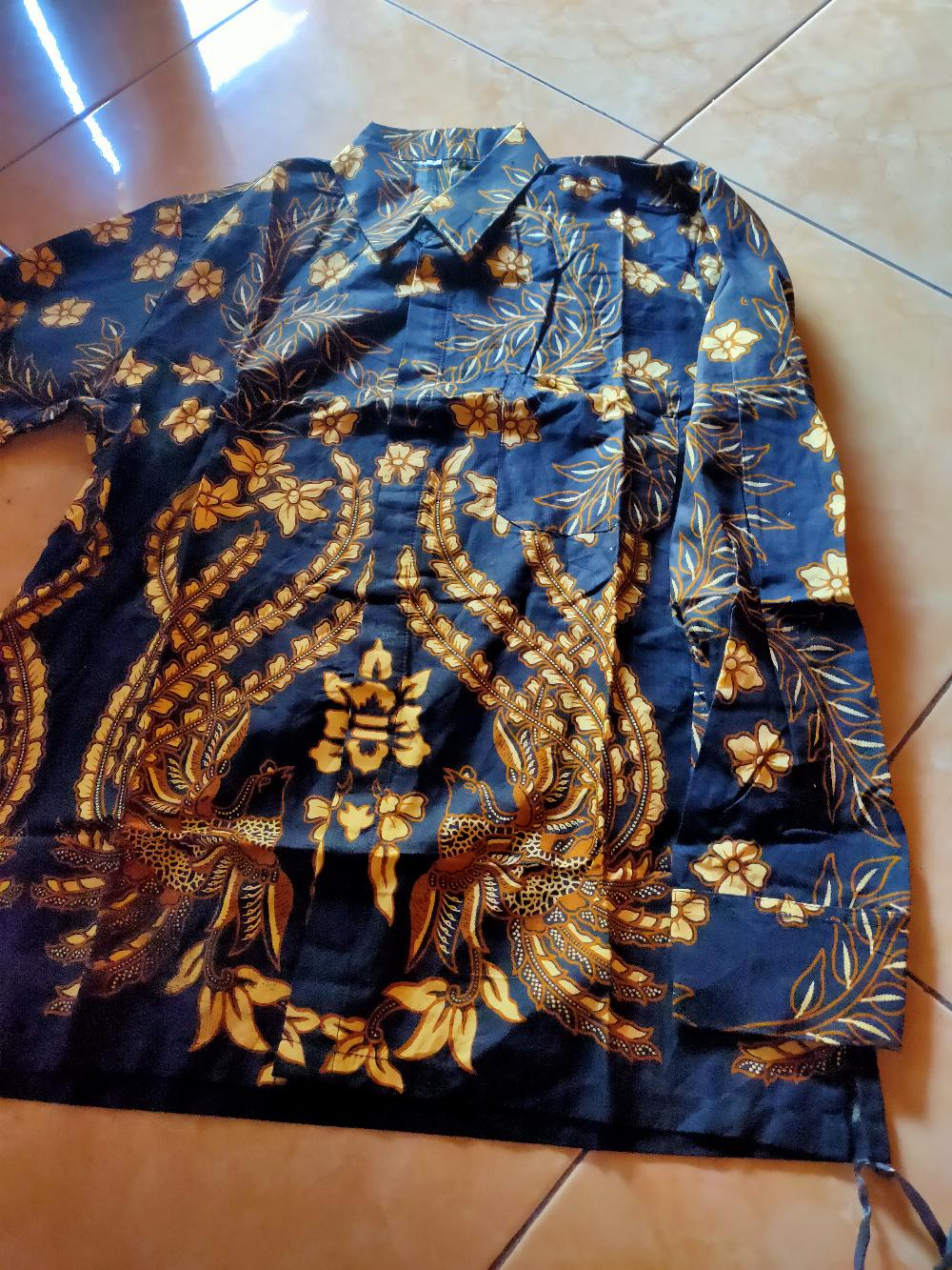 Atasan Batik Lengan Pendek 021 Risna Batik Hrb026 Hem Batik Pekalongan
