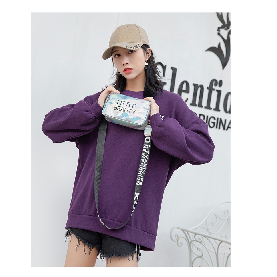 TAS WANITA BS67 Tas Bahu / Selempang Ukuran Kecil Wanita Strap Lebar dengan Resleting little beauty ACC