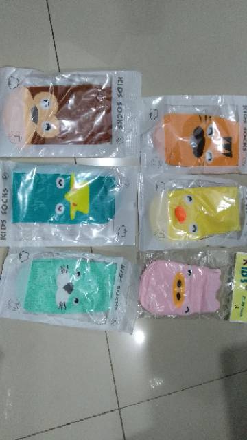 READY BANDUNG KAOS KAKI KARAKTER ANIMAL ANAK , KAOS KAKI ANAK KATUN , KAOS KAKI ANAK ANTI SLIP