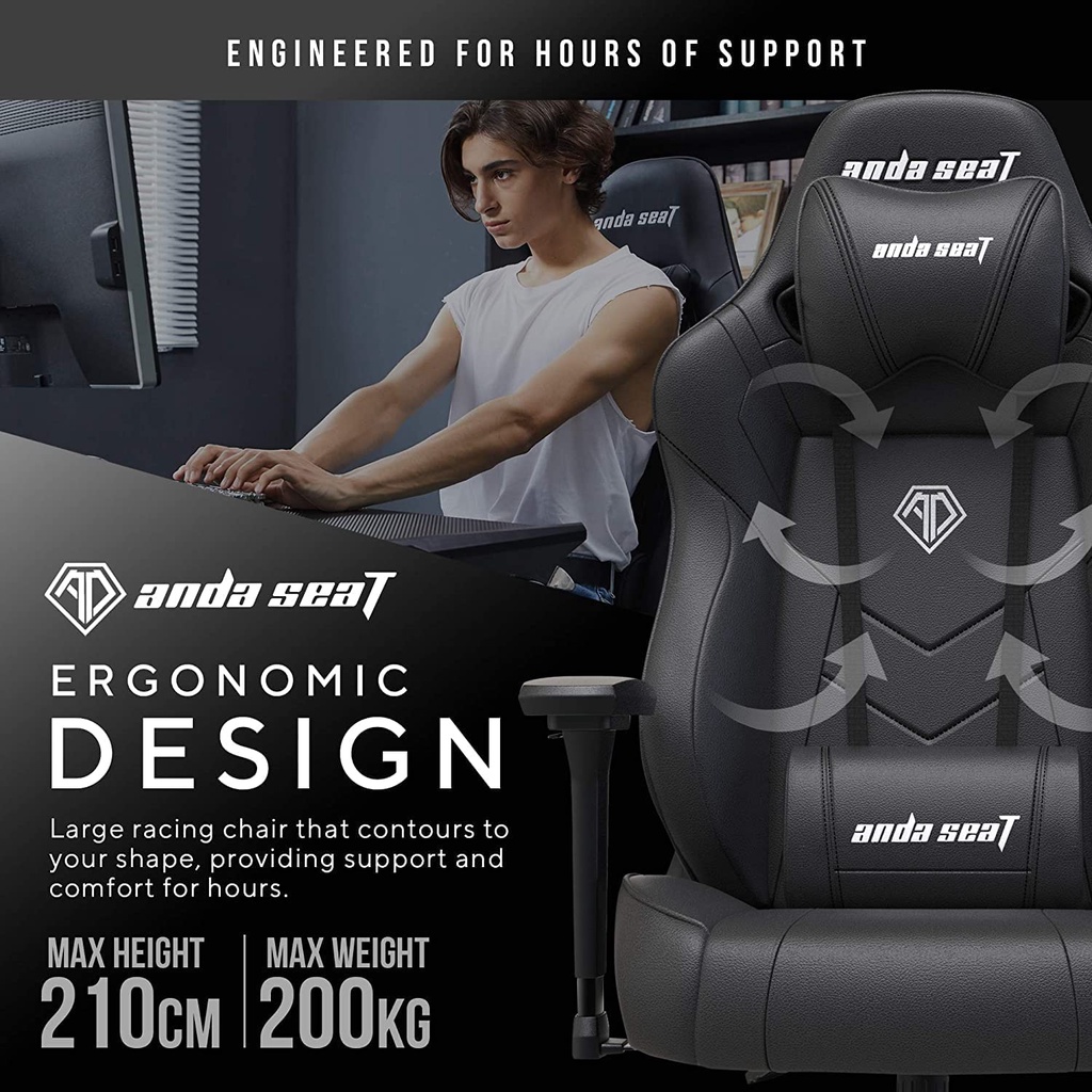 AndaSeat Dark Demon Gaming Chair / Kursi Gaming