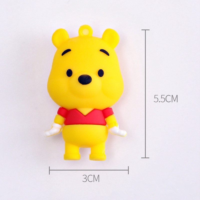 Gantungan Kunci Desain Kartun Winnie The Pooh Mickey Donald Duck Untuk Dekorasi Tas Mobil