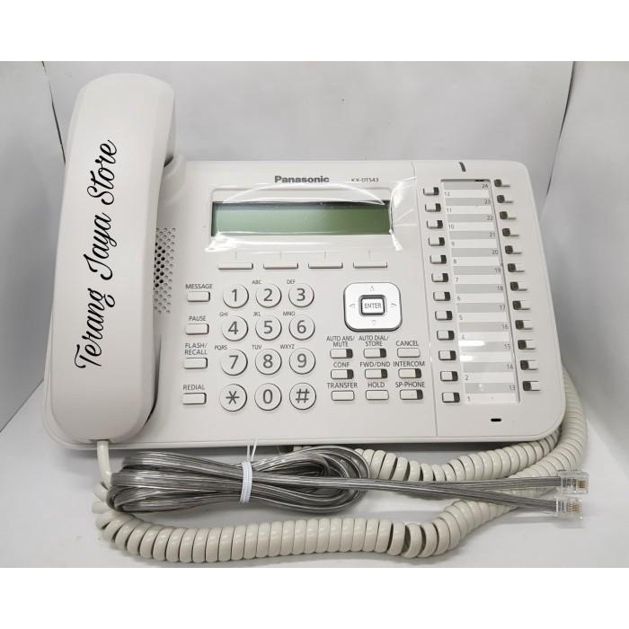 Telepon | Telepon Digital Panasonic Kx-Dt543 Telepon Master/Key Kx-Dt 543 Putih