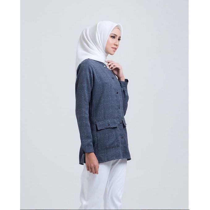 TETRA BLOUSE - INDIGO- size S by comfortablehijab