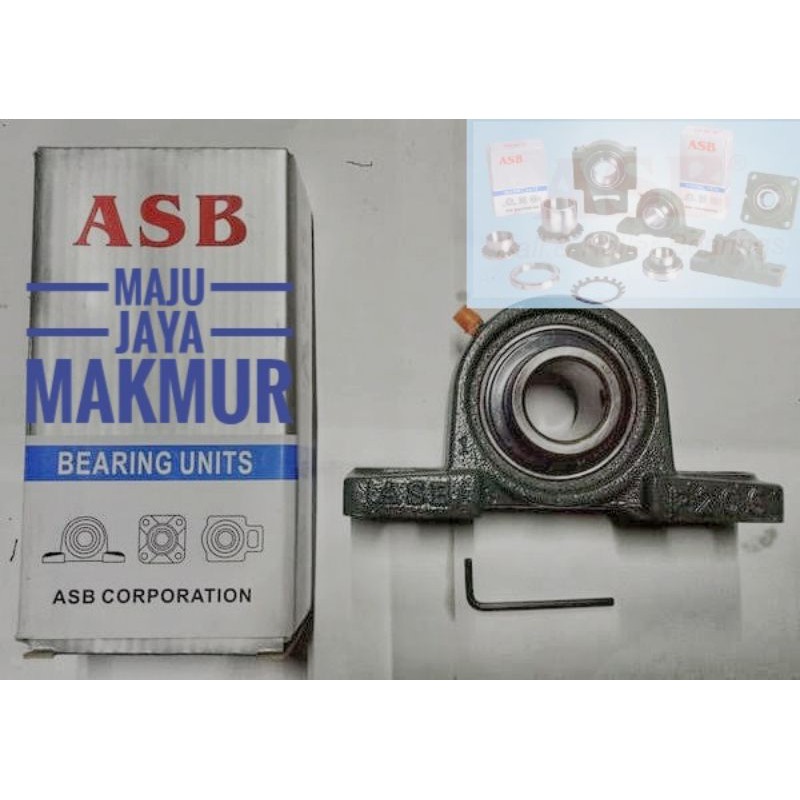 pillow Block laher bearing duduk UCP 201 as 12 mm merek ASB