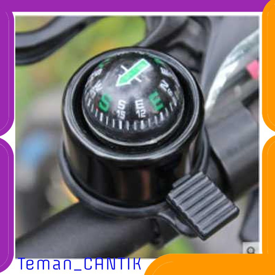 Grab Medan TC-IB492 MTB BICYCLE COMPASS + TRUMPET BELL / KOMPAS SEPEDA  R2194