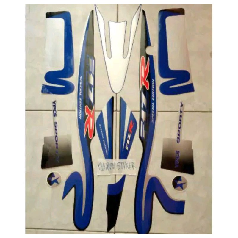 Striping fiz r caltex biru