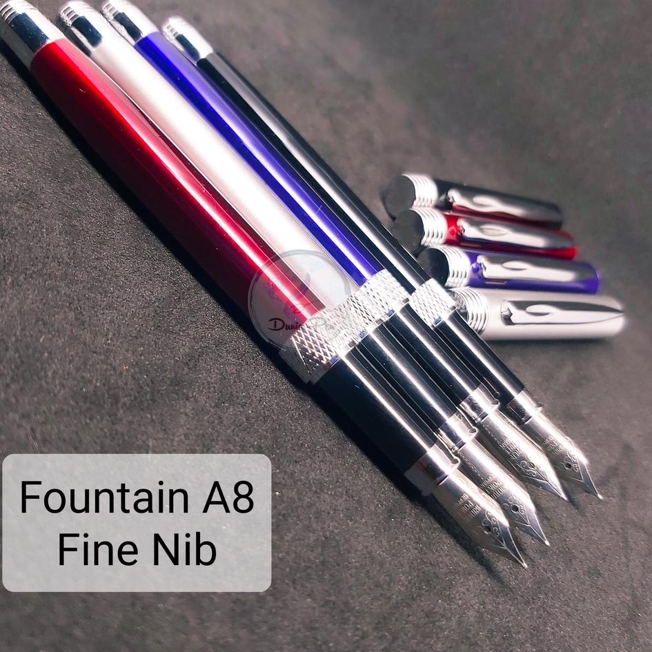 

Terkini Fountain Pen FH A8 Fine Nib, Pena Tinta Mata Halus 0.3mm Metal Nib Bahan Metal Bisa Grafir ➙