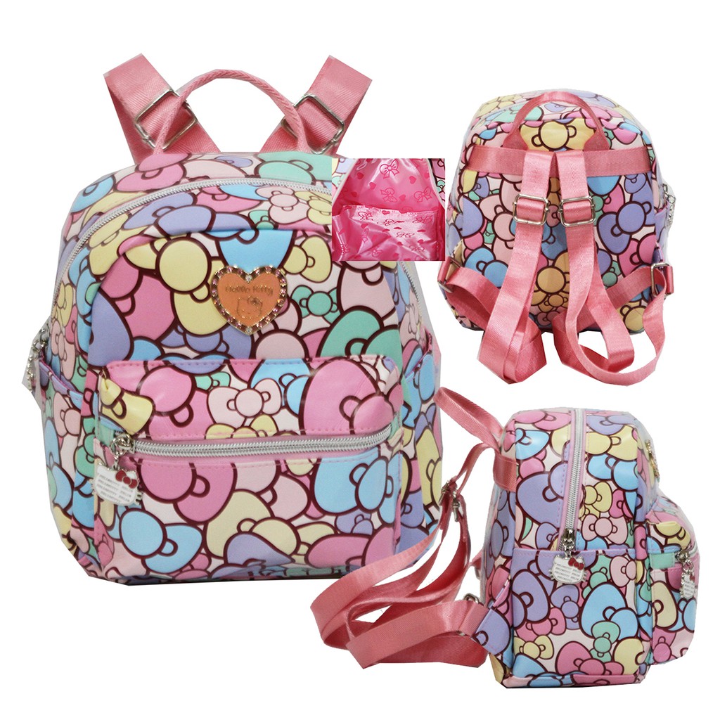  Tas  Ransel Anak  Tas  Fashion  Anak  Motif Hello Kitty 