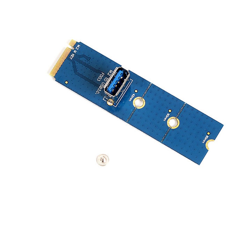 Zzz M2 Ngff-Usb 3.0 Adapter Card M.2 Ke Pcie X4 2242 2260 2280 Riser Extender