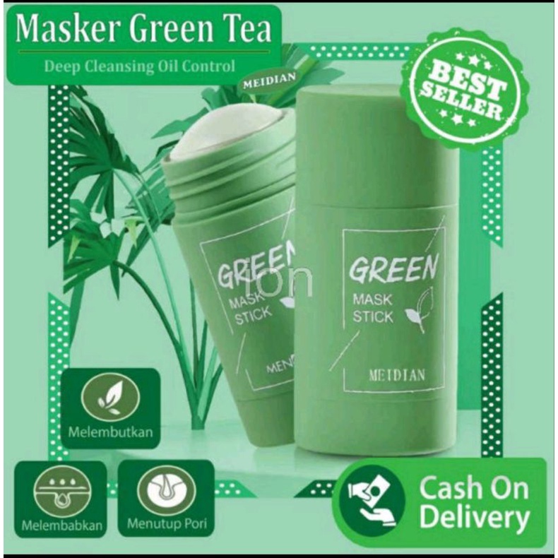 ORIGINAL GRENN STICK MASK MEIDIAN/MASKER GREEN TEA