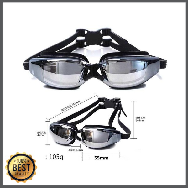 TG-KR003 RUIHE Kacamata Renang Anti Fog UV Protection Dewasa - RH9200