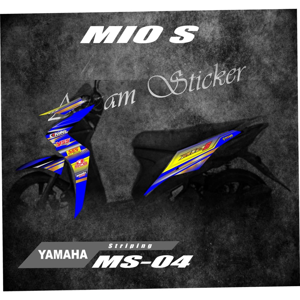 Sticker striping   variasi  motor mio S, lis variasi motor mio s , stiker mio s RACING