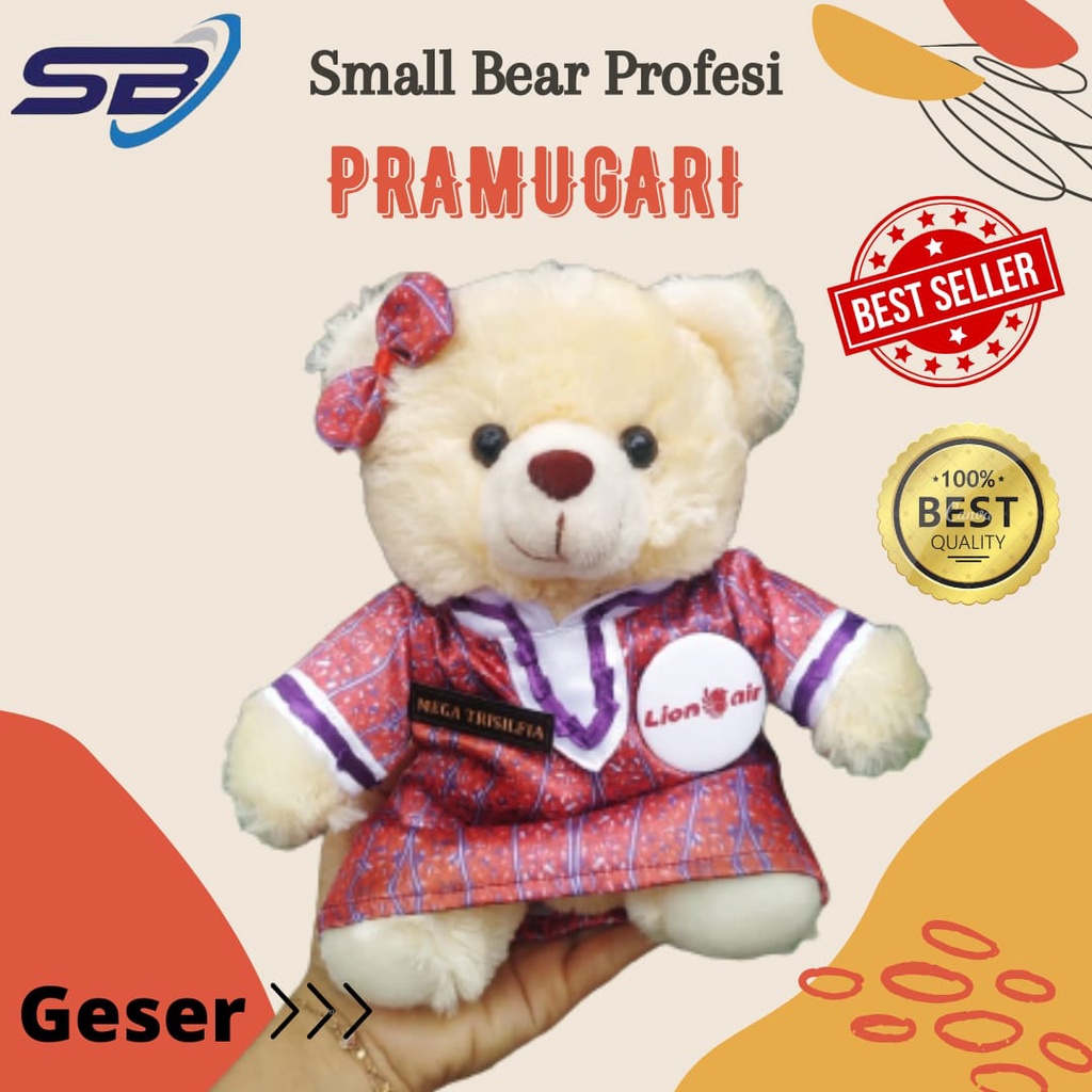 Boneka Pramugari Stewardess Maskapai Garuda Lion Batik Air dll Hadiah Anniversarry