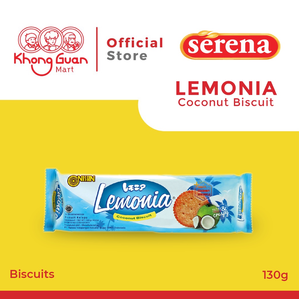 

NISSIN Lemonia Coconut Biscuit Pack 130 Gram