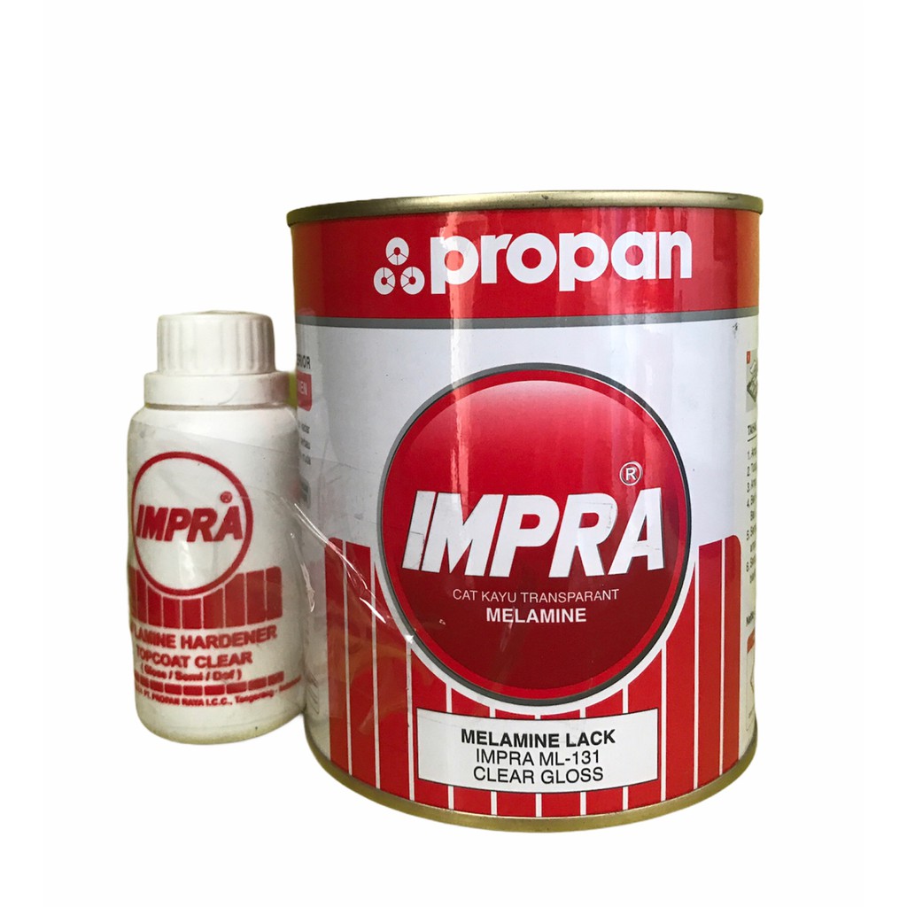 Cat Finishing Kayu Propan Impra Melamin Lack Ml 131 @ 1 Ltr Set