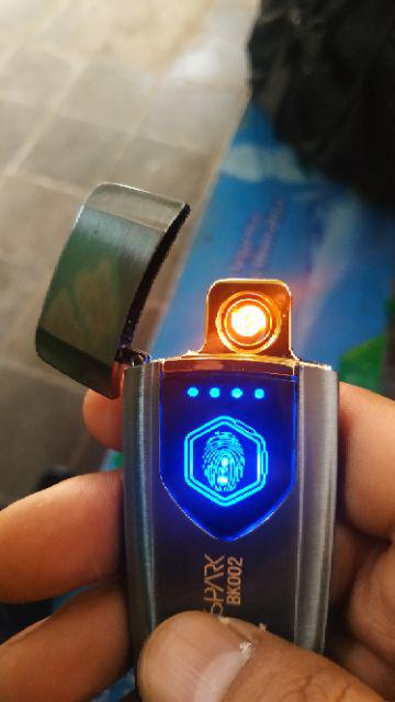 Terlaris Taffware Korek Api Elektrik Finger Print Usb Lighter Bagus