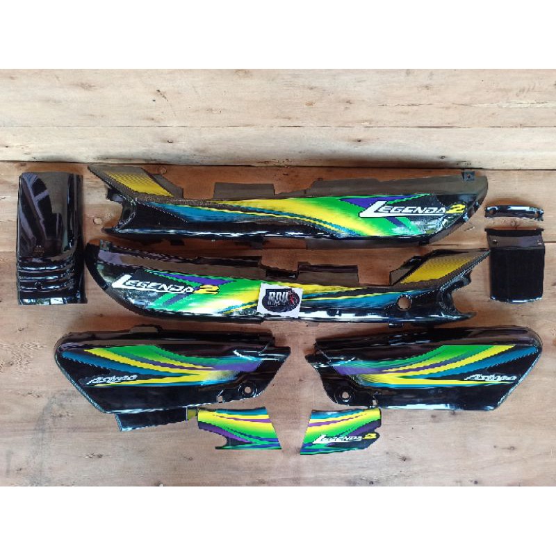 cover body set astrea legenda 2 warna hijau