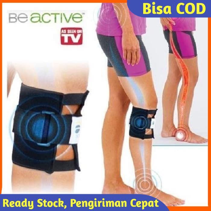 Be Active Leg Bracer Alat Kesehatan Pelindung Lutut Knee Brace Gelang Kesehatan Korset Kaki M483