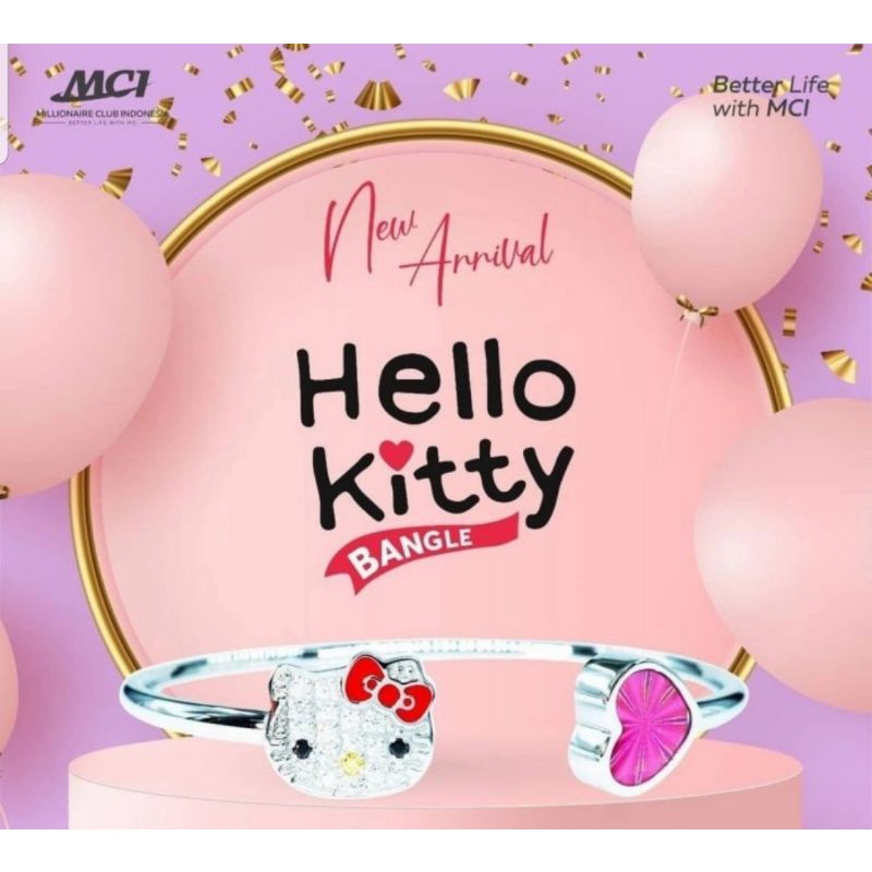 Gelang Bangle Hello Kitty MCI ORIGINAL