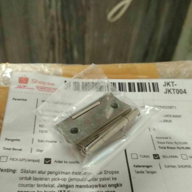 Engsel Kupu 1,5 Stainless Steel Murah / Pintu Lemari Kecil