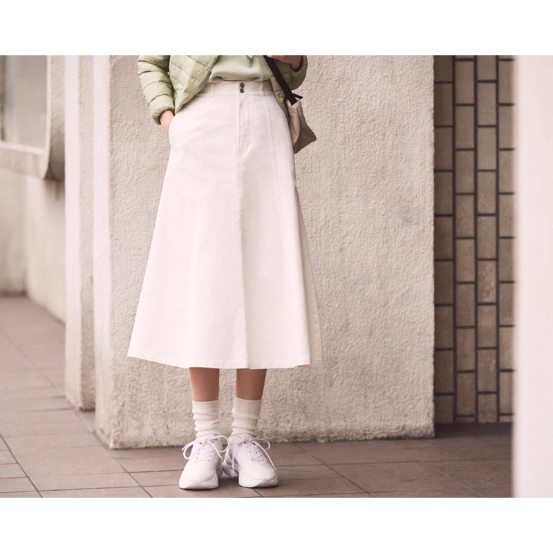 Uniqlo Women Rok Panjang Katun Mermaid