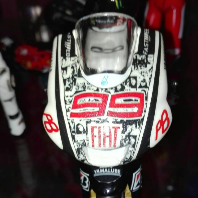 Diecast miniatur motogp jorge lorenzo spesial 2010