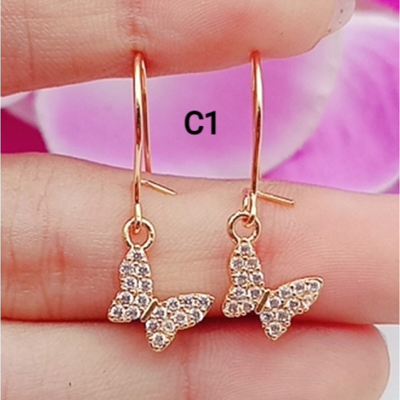promo xuping anting wanita 24 model lapis mas 24 karat baru impor termurah star+-5