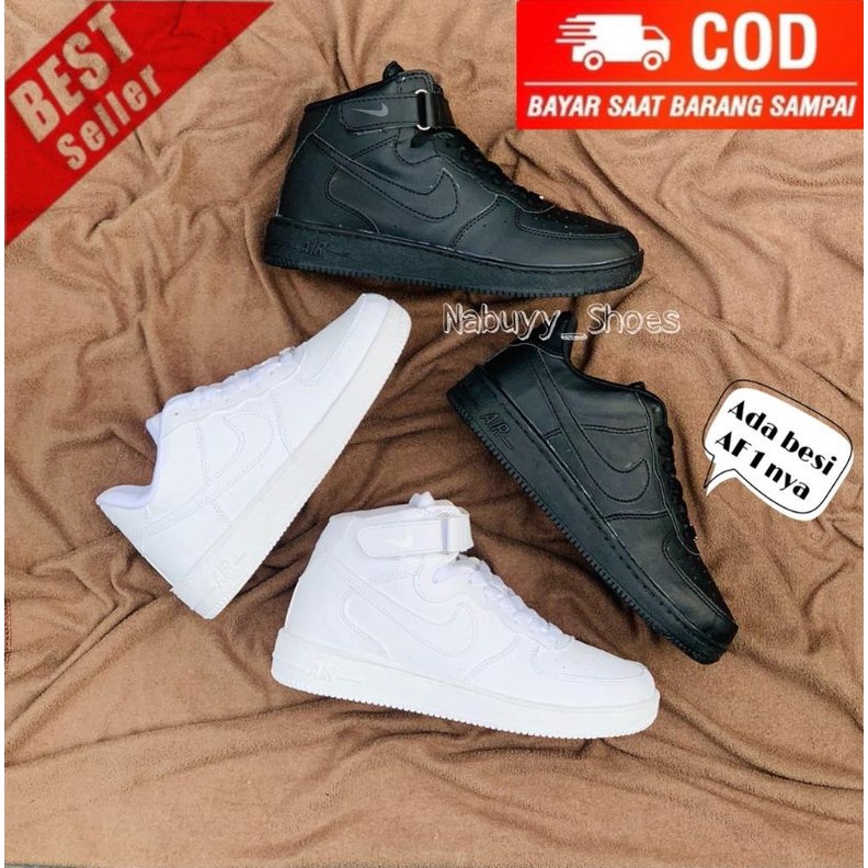 SEPATU SNEAKERS WANITA DAN PRIA SEPATU PUTIH FULL WHITE A1R FORC3 MID LOW TRIPEL WHITE FULL BLACK HITAM POLOS SEPATU WANITA DAN PRIA LV8 SEPATU TINGGI DAN PENDEK HIGT SEPATU ANAK PEREMPUAN SEPATU ANAK LAKI LAKI SEPATU CASUAL