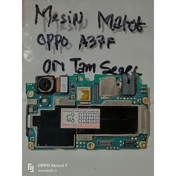 mesin oppo A37f matot