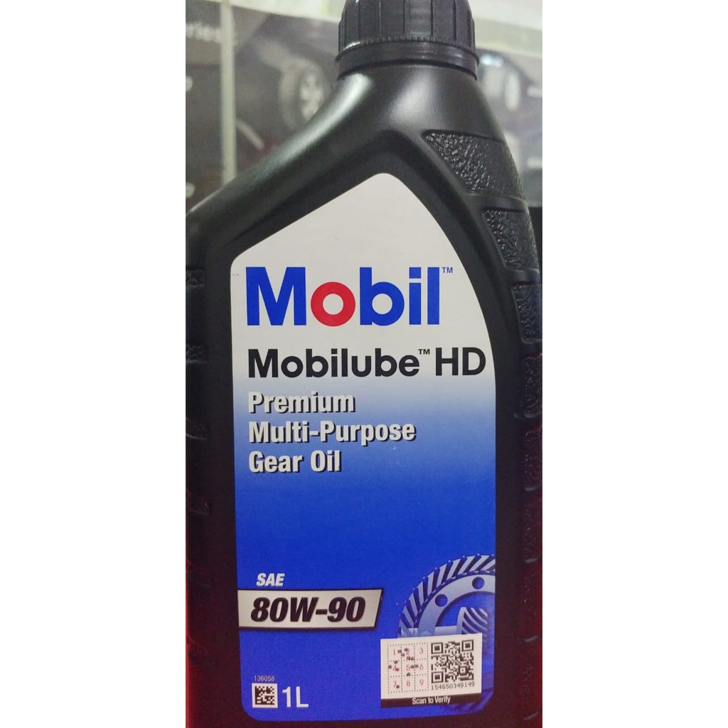 Oli Mobil Mobilube Gear sae 80W-90 Liter
