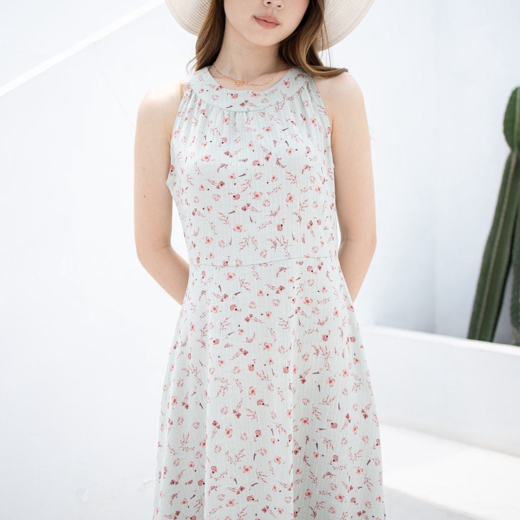 V1080 Clara Flower Dress - 3 COLOR &amp; 2 SIZE