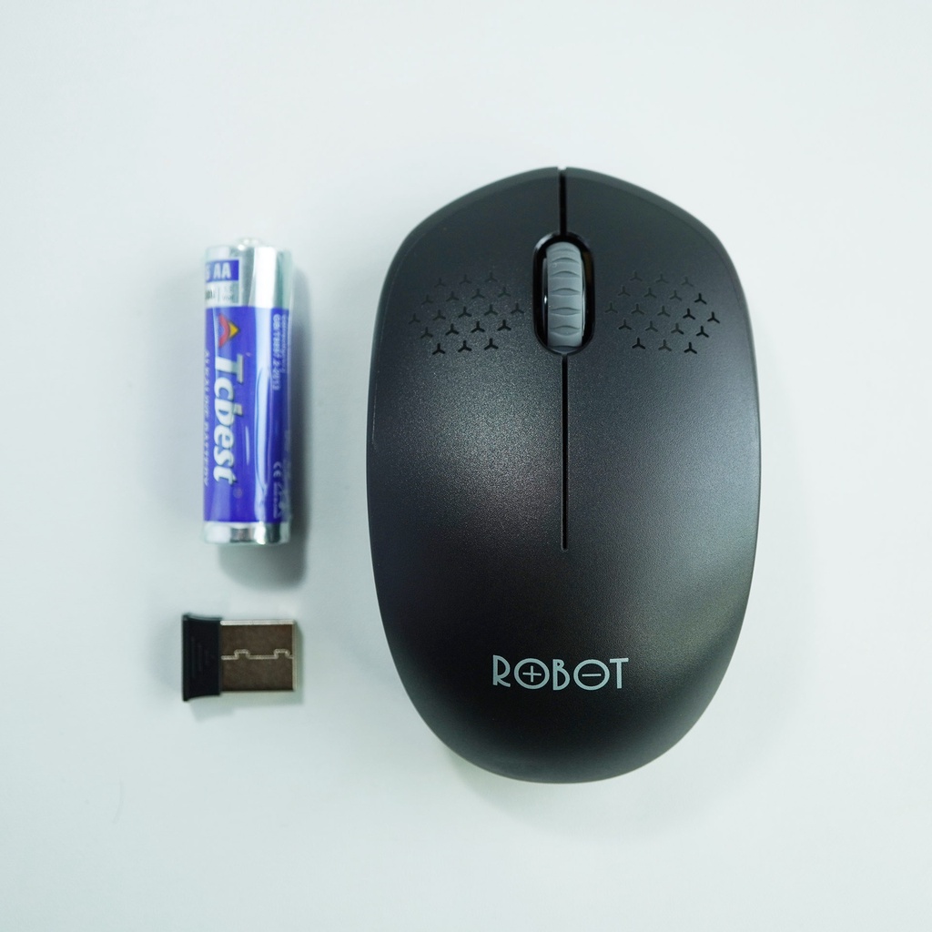 MOUSE ROBOT M210 2.4G WIRELESS OPTICAL USB MOUSE