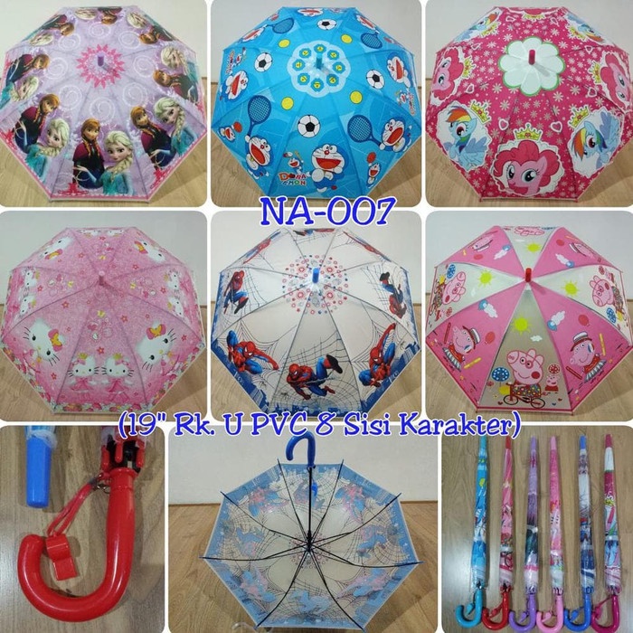 PAYUNG ANAK KARAKTER  / PAYUNG LIPAT ANAK LUCU