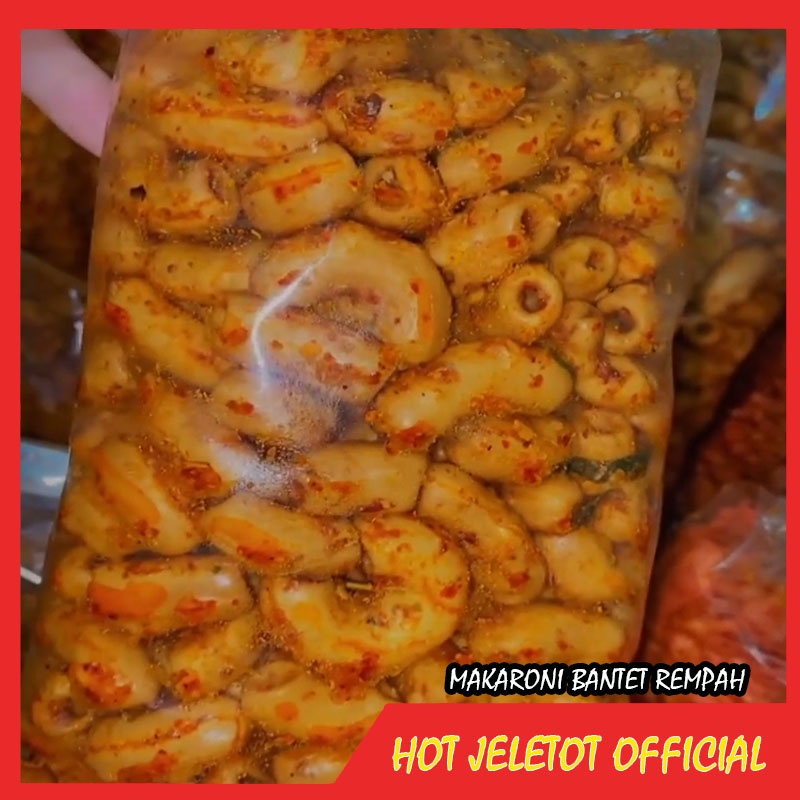 

BOLEH COD - MAKARONI BANTET PEDAS REMPAH HOTJELETOT 250 gram