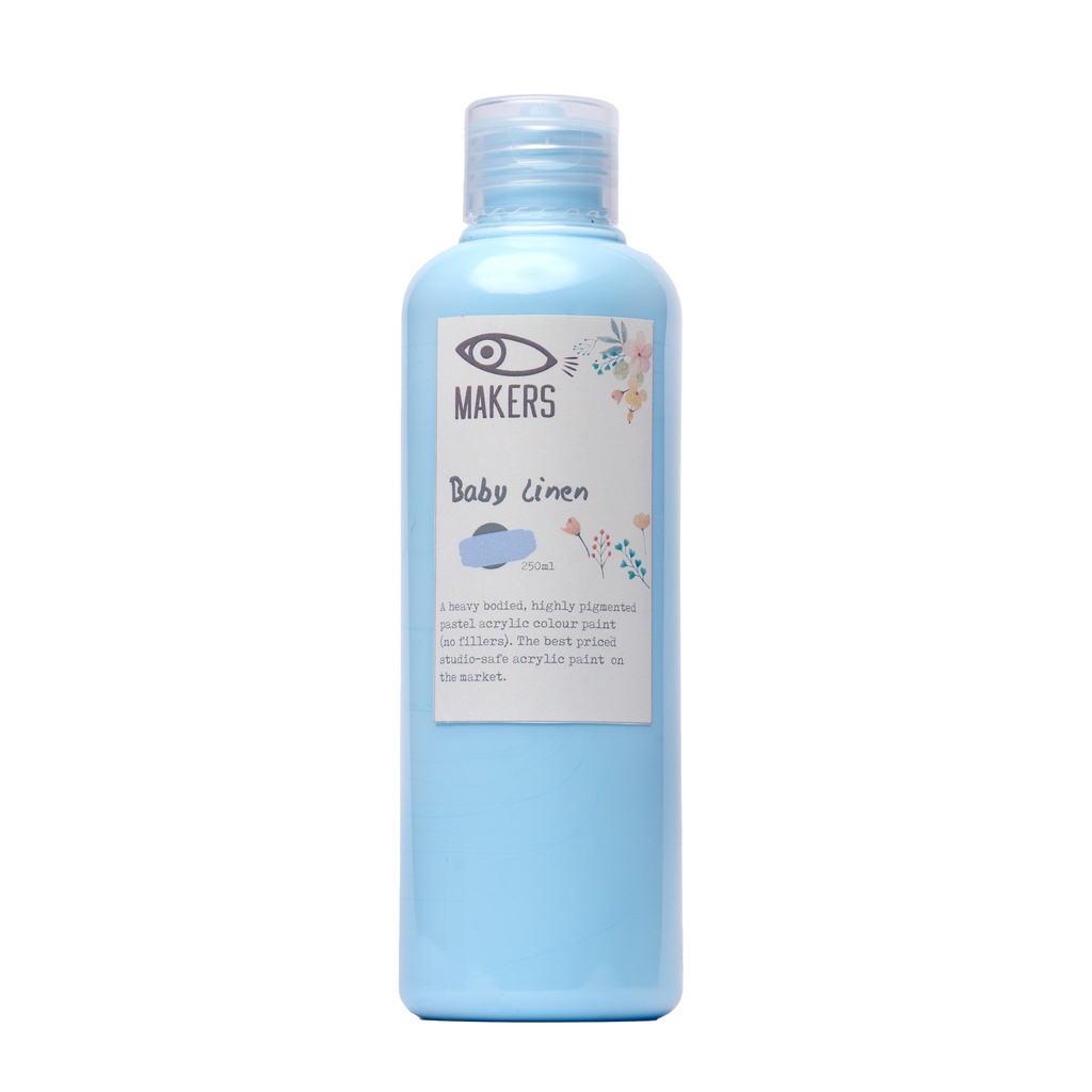 

Baby Linen Acrylic Pastel Paints 250ml by MAKERS