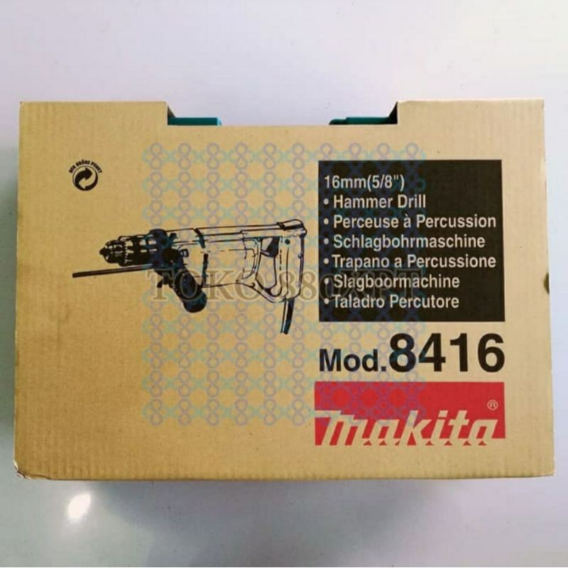Mesin Bor 13mm Full Besi Hammer Drill 8416 MAKITA