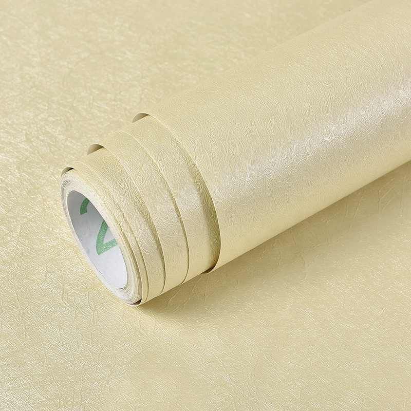 Jual Wallpaper Dinding cream Polos Bertekstur Abstrak Mewah Elegan