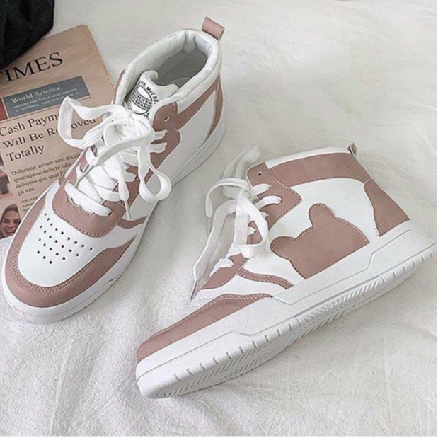 TBIG [COD] Size 35 - 40 Sepatu Sekolah Sneakers Import Shoes TOPBEAR Fashion Wanita Sepatu Korea Style Sekolah Kuliah