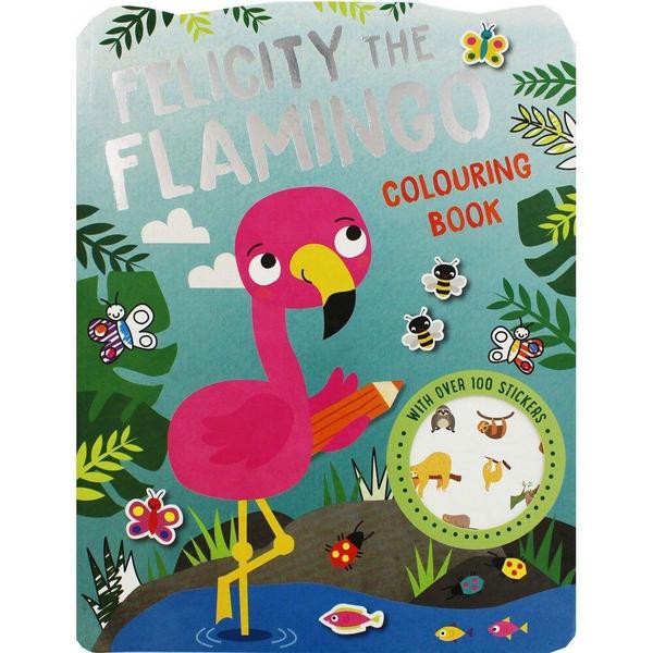 Art Therapy Import Felicity The Flamingo Colouring Book Buku Mewarnai Anak Shopee Indonesia
