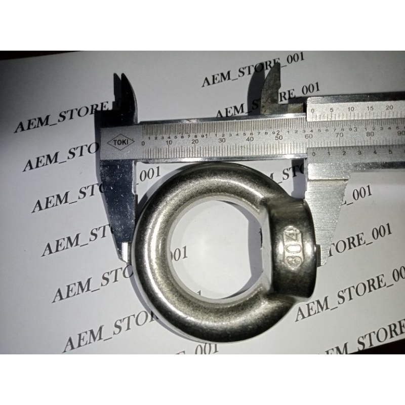 EYE NUT M16-2.0 STAINLESS 304 A2-70