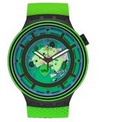 Jam Tangan Analog Pria SWATCH SB01B125 COME IN PEACE BIG BOLD Original