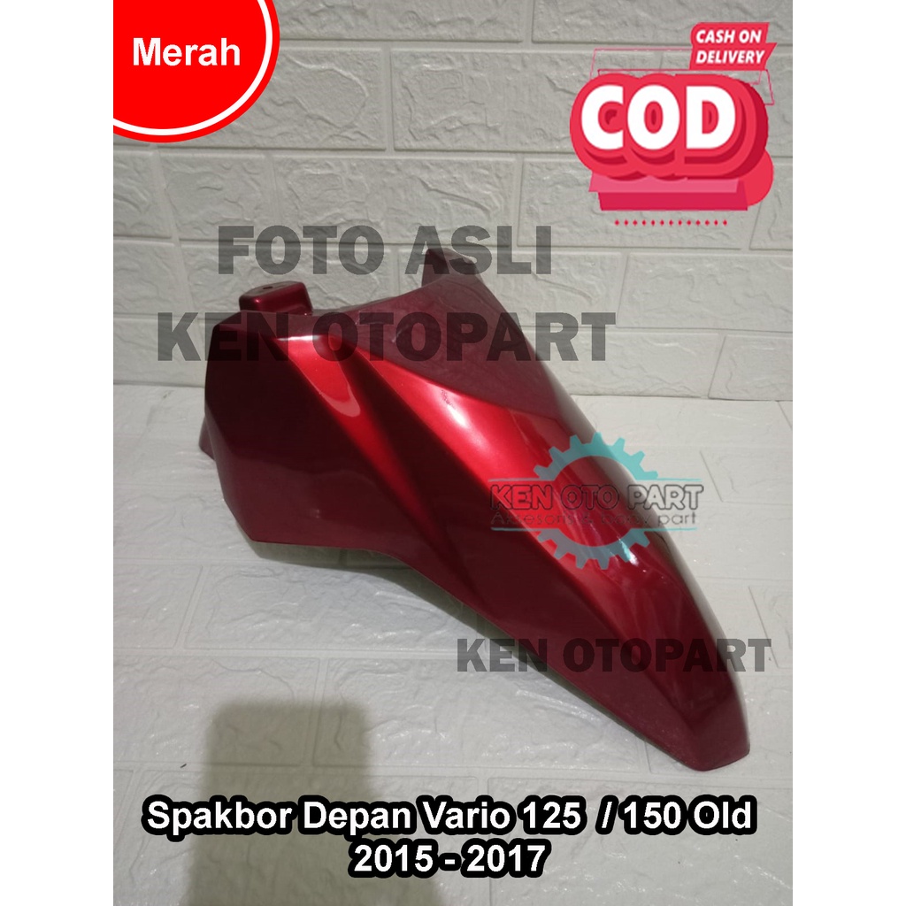 Spakbor Depan Vario 125 150 LED 2015-2017 Merah / Slebor Depan Vario 150 / 125 OLD