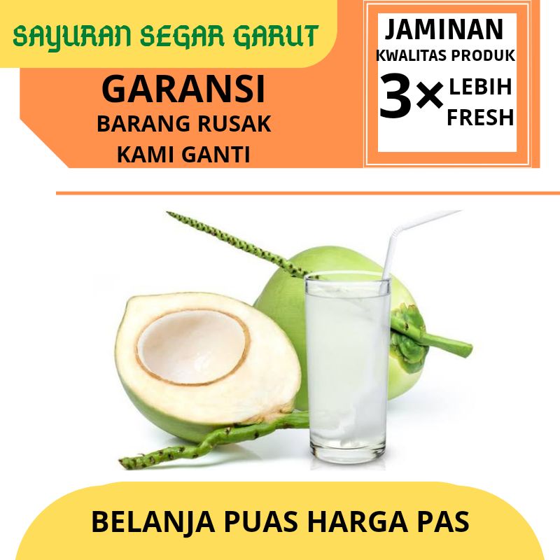 

Kelapa Muda/Dawegan Muda per Butir by Sayuran Segar Garut