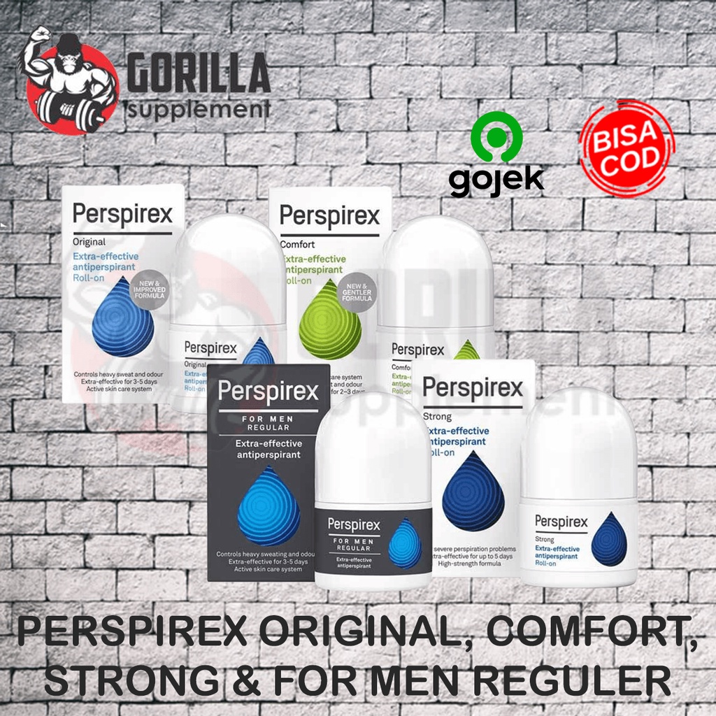 PERSPIREX ORIGINAL / COMFORT / FOR MEN / STRONG  Antiperspirant Deodorant Roll On - 20ml 20 ML