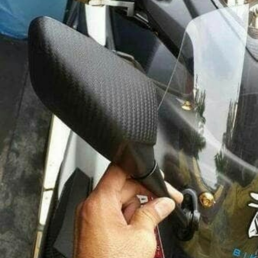 Spion R25 Pendek Kaca Spion R25 Fairing Motor Spion Yamaha R25 Universal Cnc Aksesoris Motor Racing