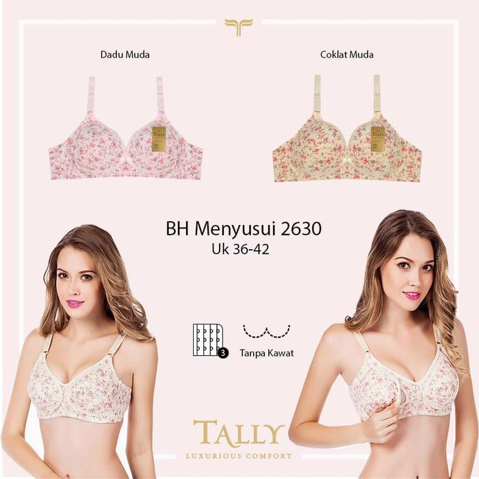 Bra Menyusui Tally Random Aneka Motif - Maternity Bra - BH Menyusui 2630