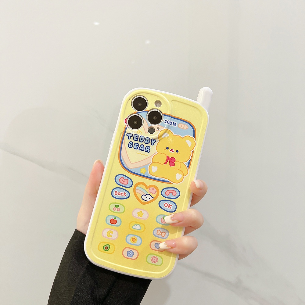 Soft Case Tpu Motif Kartun Beruang Untuk iPhone 13pro 13prm 11 7Plus 8Plus Xr XS 13 12pro Max