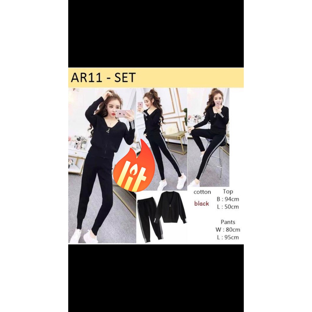 set atasan celana fashion wanita