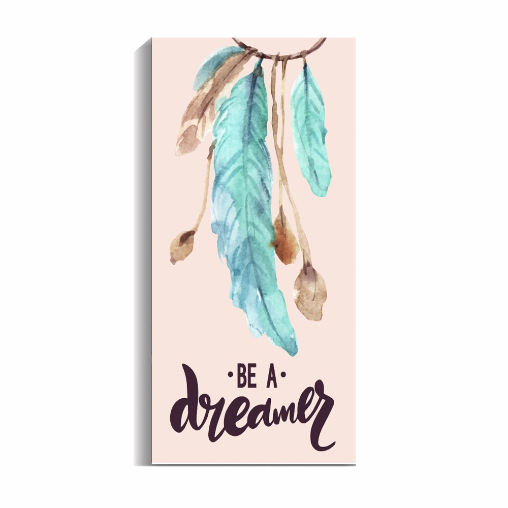 BOHO11-Wall art Hiasan Dinding Wall Decor Dekorasi Dinding Bulu Kamar Feather Poster dinding boho