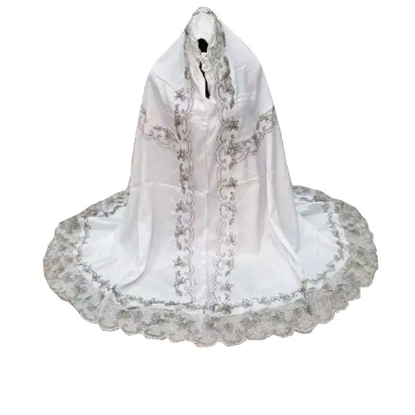 Slash  Fashion Mukena KD / Alat Sholat Wanita / Mukena Satin List Bunga / Mukena Bordir Bunga